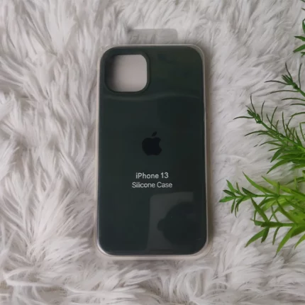 Silicone Case for Iphone 13- Deep Green