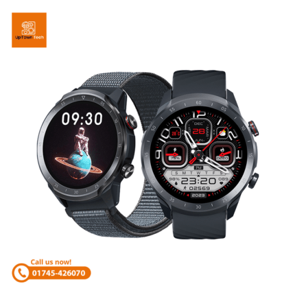 Mibro A2 Calling Smart Watch Sporty looks 2ATM Dual Straps - Black 2nd