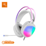 VO HG8959 White Transparent RGB Lightweight Wireless Headset