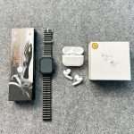 T800 Smart Watch+AirPods Pro 2nd Gen (White)