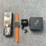 T900 Ultra Smart Watch + AirPods Pro 2nd Gen( Black )